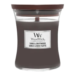 Woodwick Sand & Driftwood Mini Candle - Geurkaars