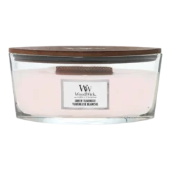 Woodwick Sheer Tuberose Ellipse Candle - Geurkaars