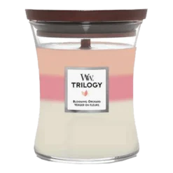 Woodwick Trilogy Blooming Orchard Medium Candle - Geurkaars