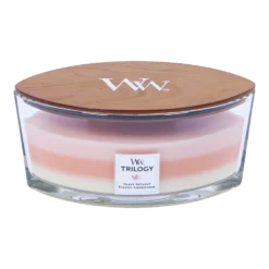 Woodwick Trilogy Island Getaway Ellipse Candle - Geurkaars
