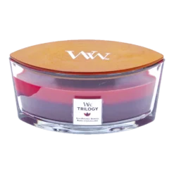 Woodwick Trilogy Sun Ripened Berries Ellipse Candle - Geurkaars