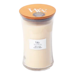 Woodwick Vanilla Bean Large Candle - Geurkaars