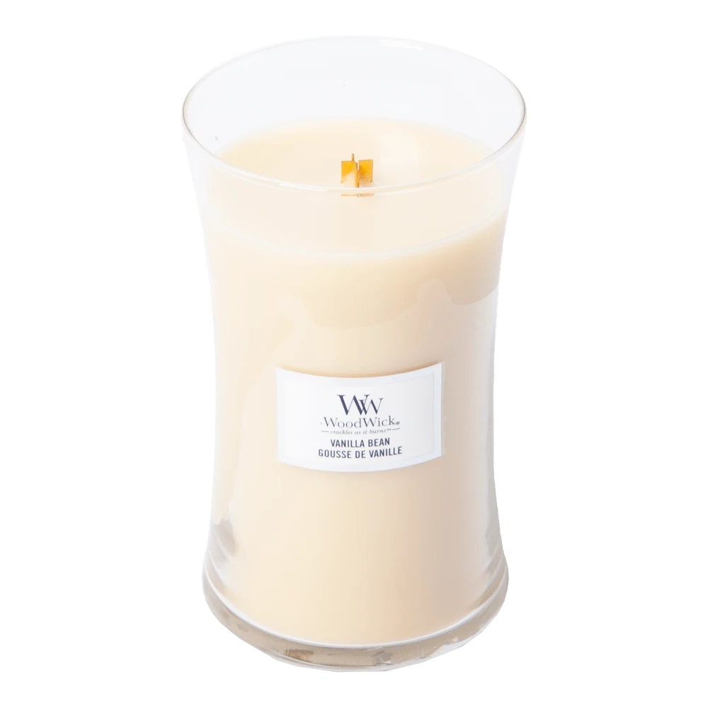 Woodwick Vanilla Bean Large Candle - Geurkaars 2 Woodwick Vanilla Bean Large Candle - Geurkaars - Afbeelding 2
