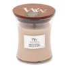 Woodwick Vanilla & Sea Salt Medium Candle - Geurkaars