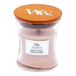 Woodwick Vanilla & Sea Salt Mini Candle - Geurkaars