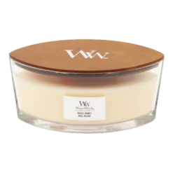 Woodwick White Honey Ellipse Candle - Geurkaars