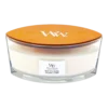 Woodwick White Tea & Jasmine Ellipse Candle - Geurkaars