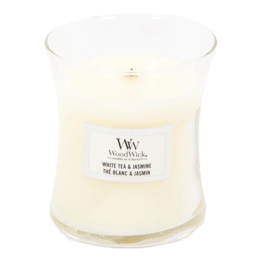 Woodwick White Tea & Jasmine Mini Candle - Geurkaars 2 Woodwick White Tea & Jasmine Mini Candle - Geurkaars - Afbeelding 2