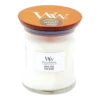 Woodwick White Teak Medium Candle - Geurkaars