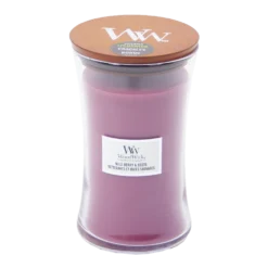 Woodwick Wild Berry & Beets Large Candle - Geurkaars