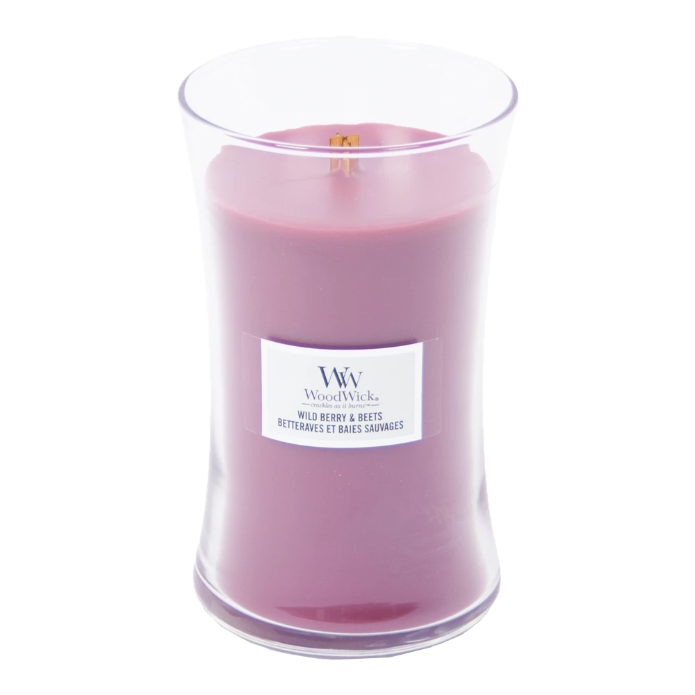 Woodwick Wild Berry & Beets Large Candle - Geurkaars 2 Woodwick Wild Berry & Beets Large Candle - Geurkaars - Afbeelding 2