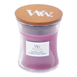 Woodwick Wild Berry & Beets Mini Candle - Geurkaars
