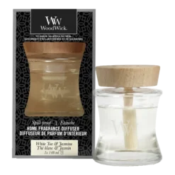 WoodWick WW White Tea & Jasmine Home Fragrance Diffuser